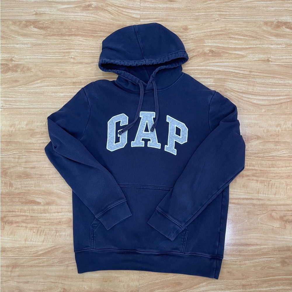 GAP Men's Navy Blue Hoodie size M